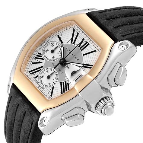 gold cartier roadster replica|cartier roadster gold men's.